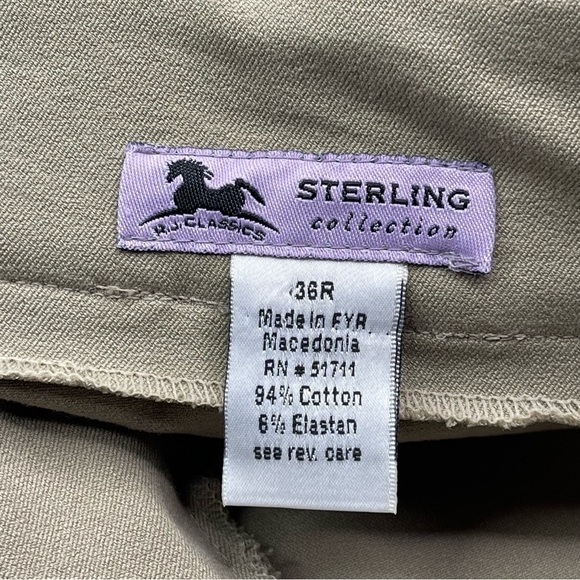 RJ Classic Breeches Equestrian Heritage Old Money Low Rise Euro Tan 36R New - Picture 15 of 16